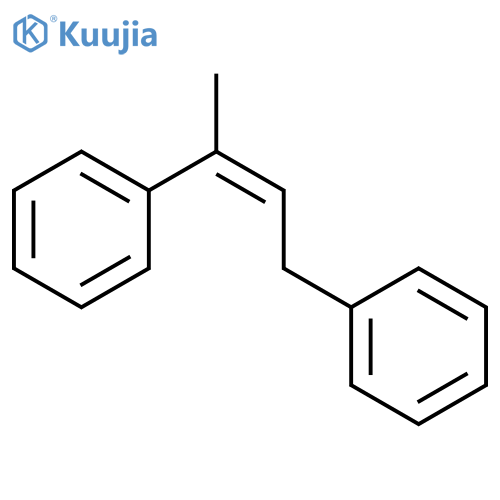 Benzene, 1,1'-(1-methyl-1-propene-1,3-diyl)bis-, (Z)- structure