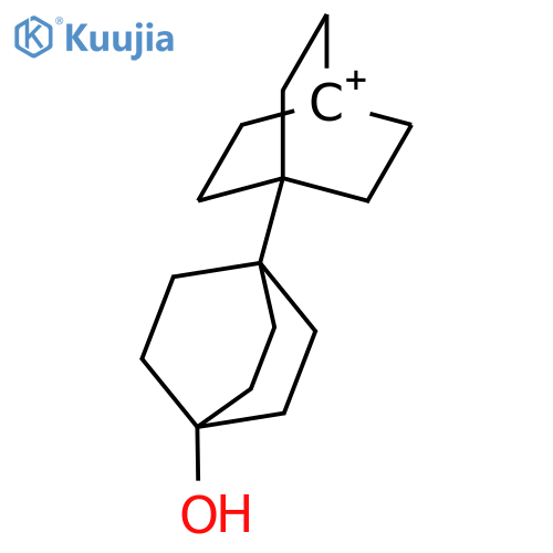 [1,1'-Bibicyclo[2.2.2]octan]-4-ylium, 4'-hydroxy- structure