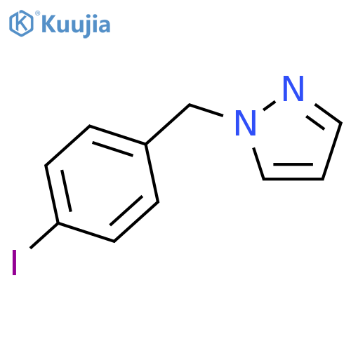1-(4-iodobenzyl)-1H-pyrazole structure