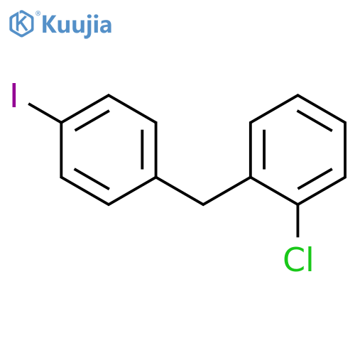 Benzene, 1-chloro-2-[(4-iodophenyl)methyl]- structure