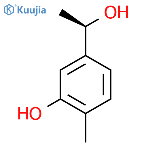 5-(1R)-1-hydroxyethyl-2-methylphenol structure