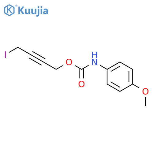 Carbamic acid,(4-methoxyphenyl)-, 4-iodo-2-butynyl ester (9CI) structure