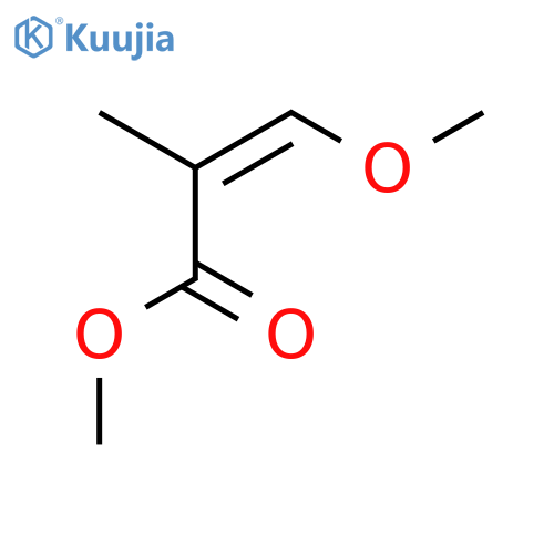 2-Propenoic acid, 3-methoxy-2-methyl-, methyl ester, (Z)- structure