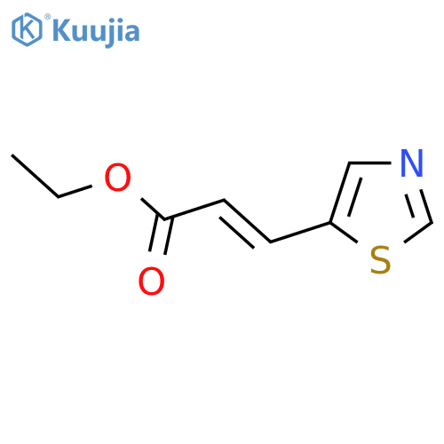 ethyl (2E)-3-(1,3-thiazol-5-yl)prop-2-enoate structure