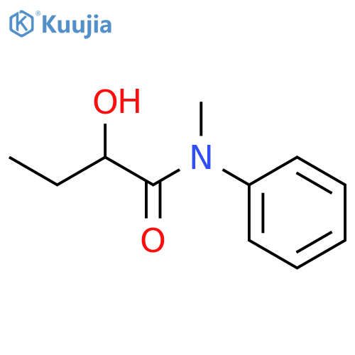 2-Hydroxy-N-methyl-N-phenylbutanamide structure
