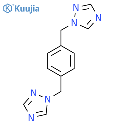 1-({4-[(1H-1,2,4-Triazol-1-yl)methyl]phenyl}methyl)-1H-1,2,4-triazole structure