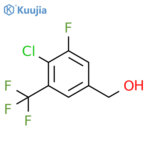 4-Chloro-3-fluoro-5-(trifluoromethyl)-benzyl alcohol structure