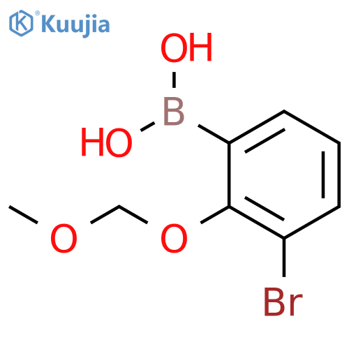 3-Bromo-2-(methoxymethoxy)phenylboronic acid structure
