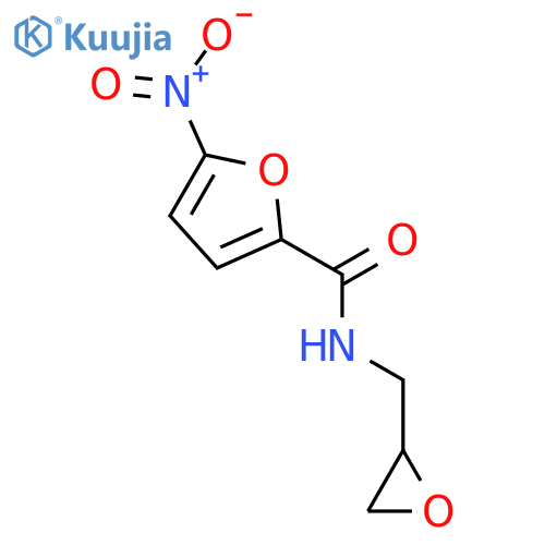 2-Furancarboxamide,5-nitro-N-(2-oxiranylmethyl)- structure