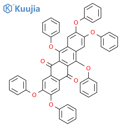 5,12-Naphthacenedione, 2,3,6,8,9,11-hexaphenoxy- structure