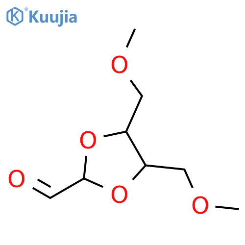 1,3-Dioxolane-2-carboxaldehyde, 4,5-bis(methoxymethyl)- structure