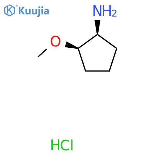 cis-2-methoxycyclopentanamine;hydrochloride structure