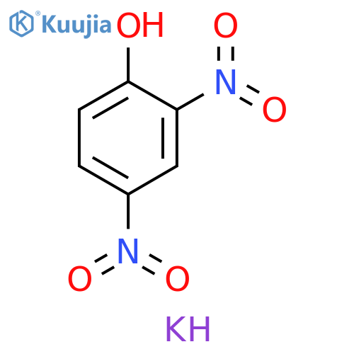 Phenol, 2,4-dinitro-, potassium salt (1:1) structure