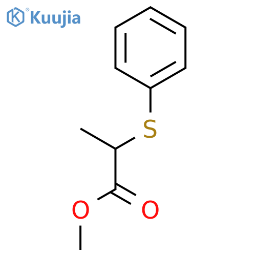 Propanoic acid, 2-(phenylthio)-, methyl ester, (±)- structure