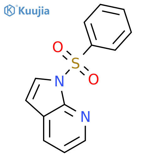 1-(benzenesulfonyl)-1H-pyrrolo[2,3-b]pyridine structure