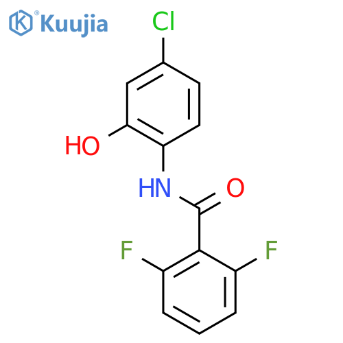 N-(4-chloro-2-hydroxyphenyl)-2,6-difluorobenzamide structure