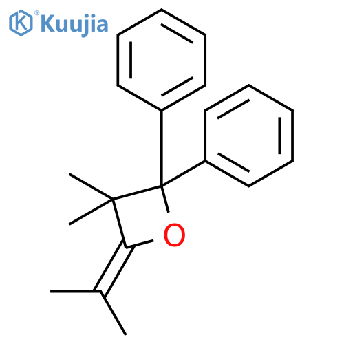 Oxetane, 3,3-dimethyl-4-(1-methylethylidene)-2,2-diphenyl- structure