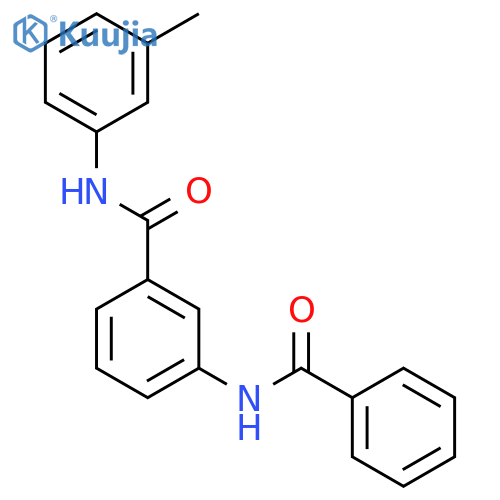 3-(benzoylamino)-N-(3-methylphenyl)benzamide structure