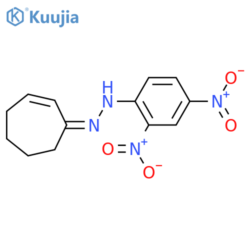 2-Cyclohepten-1-one (2,4-dinitrophenyl)hydrazone structure