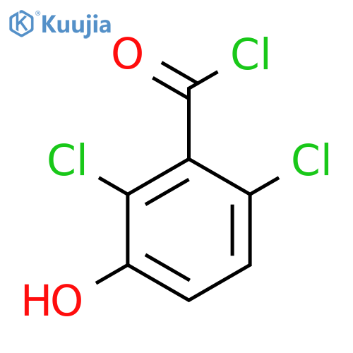 2,6-Dichloro-3-hydroxybenzoyl chloride structure