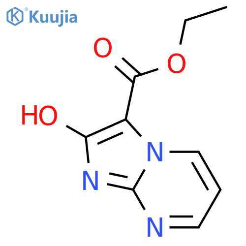 2-hydroxy-Imidazo[1,2-a]pyrimidine-3-carboxylic acid ethyl ester structure