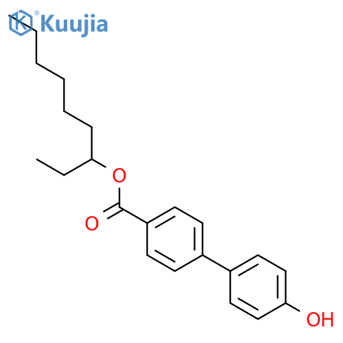 [1,1'-Biphenyl]-4-carboxylic acid, 4'-hydroxy-, 1-ethylheptyl ester structure