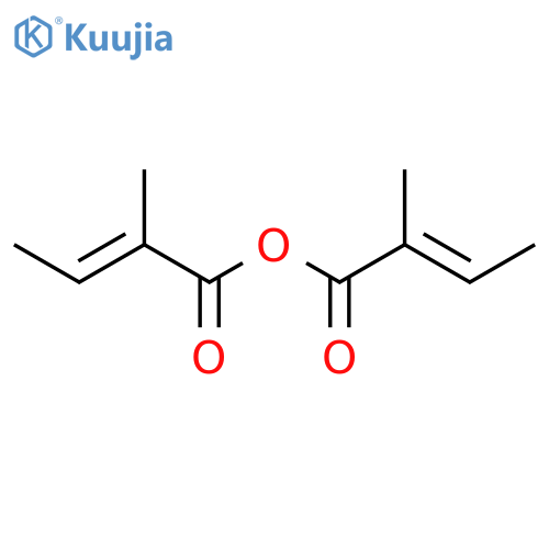2-Butenoic acid,2-methyl-, 1,1'-anhydride, (2E,2'E)- structure