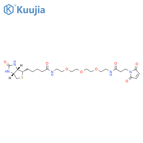 Biotin-PEG3-Mal structure