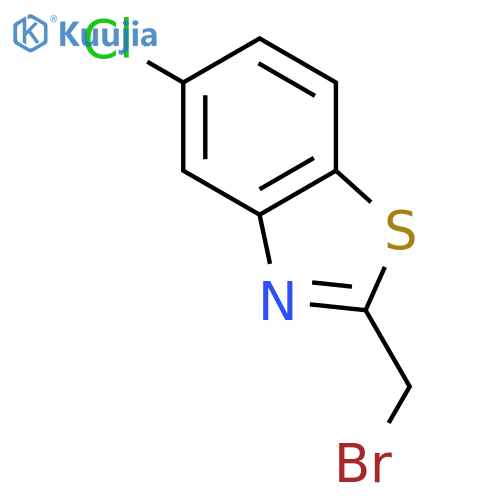 2-(bromomethyl)-5-chloro-1,3-benzothiazole structure