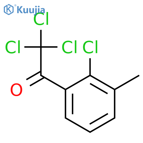 Ethanone, 2,2,2-trichloro-1-(2-chloro-3-methylphenyl)- structure