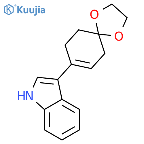 3-(1,4-Dioxaspiro4.5dec-7-en-8-yl)-1H-indole structure