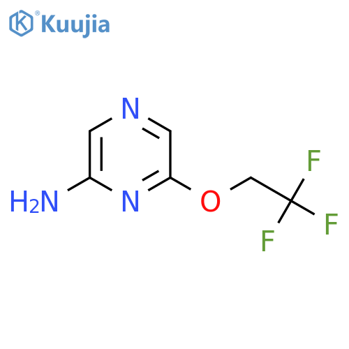 6-(2,2,2-Trifluoroethoxy)pyrazin-2-amine structure