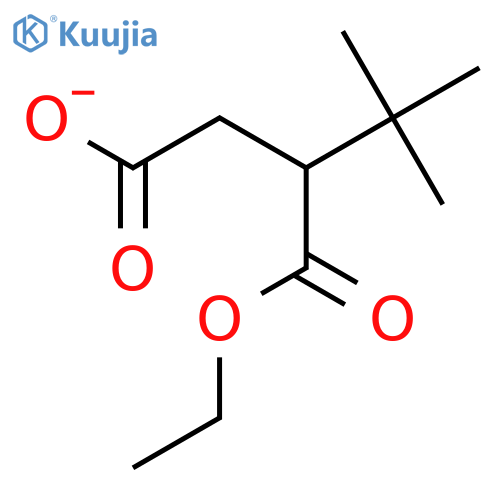 Butanedioic acid, (1,1-dimethylethyl)-, 1-ethyl ester, (±)- structure