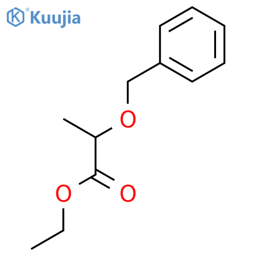 Propanoic acid, 2-(phenylmethoxy)-, ethyl ester, (±)- structure