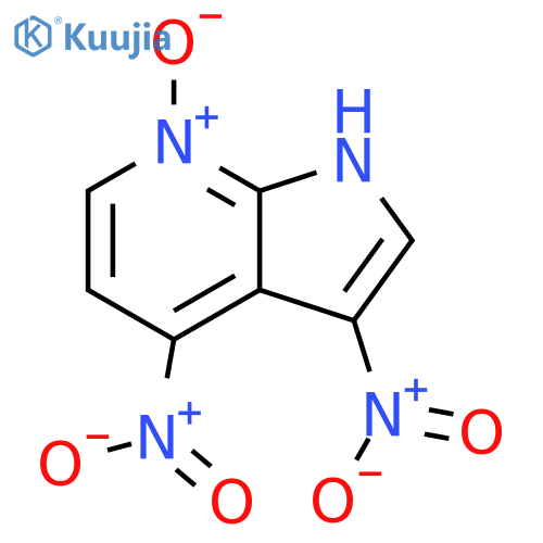 3,4-dinitro-1H-pyrrolo[2,3-b]pyridine 7-oxide structure