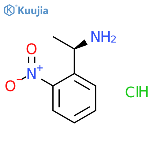 (1R)-1-(2-nitrophenyl)ethanamine;hydrochloride structure