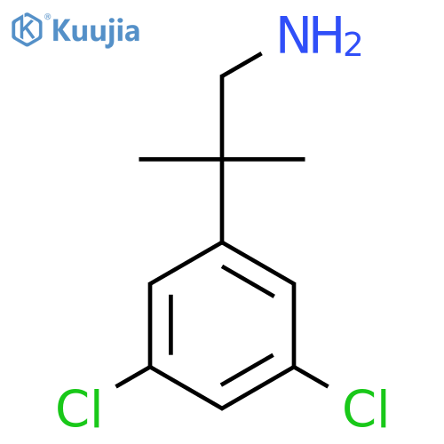2-(3,5-Dichlorophenyl)-2-methylpropan-1-amine structure
