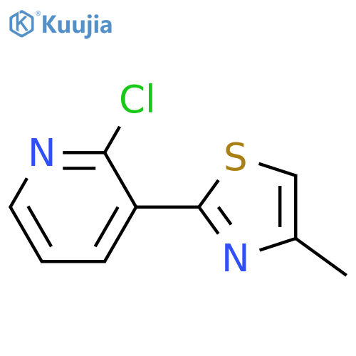 2-Chloro-3-(4-methyl-thiazol-2-yl)-pyridine structure