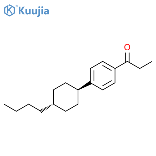 1-Propanone, 1-[4-(trans-4-butylcyclohexyl)phenyl]- structure