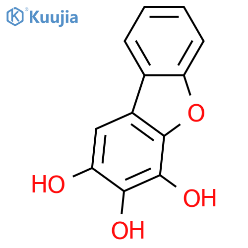 2,3,4-Dibenzofurantriol structure