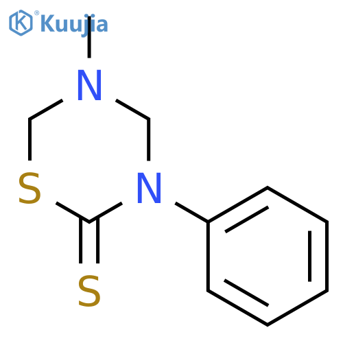 2H-1,3,5-Thiadiazine-2-thione,tetrahydro-5-methyl-3-phenyl- structure