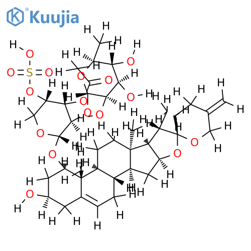 3'-O-acetyl-4'-O-sulphodeglucoruscin structure