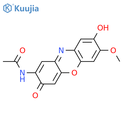 2-Amino-3H-phenoxazin-3-one; 7-Methoxy, 8-hydroxy, N-Ac structure