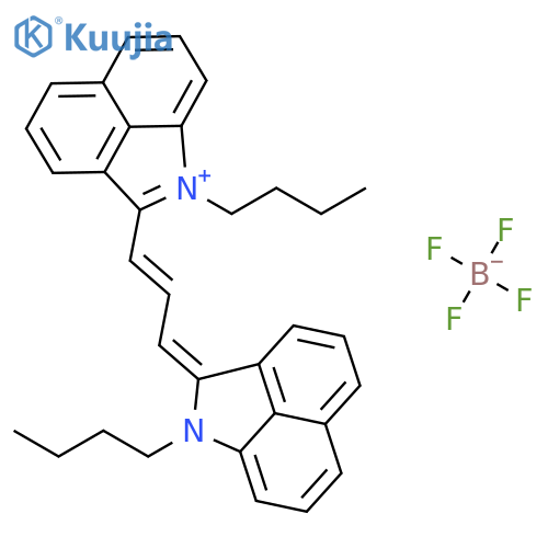1-BUTYL-2-((E)-3-[1-BUTYLBENZO[CD]INDOL-2(1H)-YLIDENE]-1-PROPENYL)BENZO[CD]INDOLIUM TETRAFLUOROBORATE structure