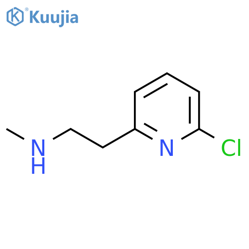 2-(6-chloropyridin-2-yl)ethyl(methyl)amine structure