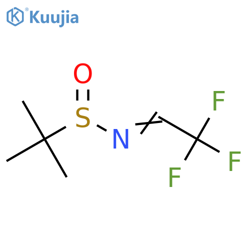 (E)-2-Methyl-N-(2,2,2-trifluoroethylidene)propane-2-sulfinamide structure