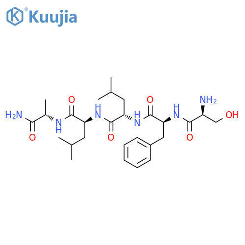 L-Alaninamide, L-seryl-L-phenylalanyl-L-leucyl-L-leucyl- structure