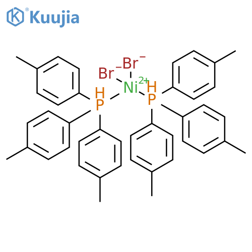dibromobis(tri(p-tolyl)phosphine)nickel(II) structure