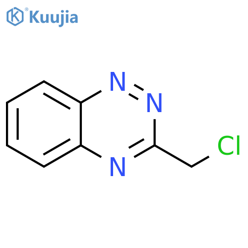 3-(chloromethyl)-1,2,4-benzotriazine structure