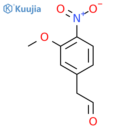 2-(3-methoxy-4-nitrophenyl)acetaldehyde structure
